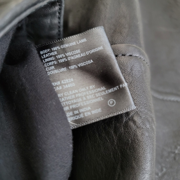 Reformation x Veda Bad Leather Jacket in Black size S NWT - Picture 7 of 7